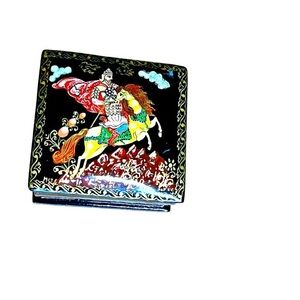 **Russian Style Lacquer Painted Box**